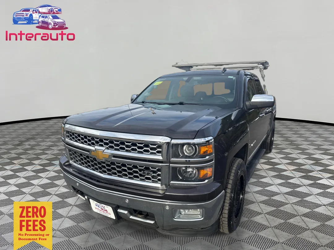 Gray 2014 Chevrolet Silverado 1500 Double Cab LTZ Pickup 4D 6 1/2 ft for sale in Plainville, MA