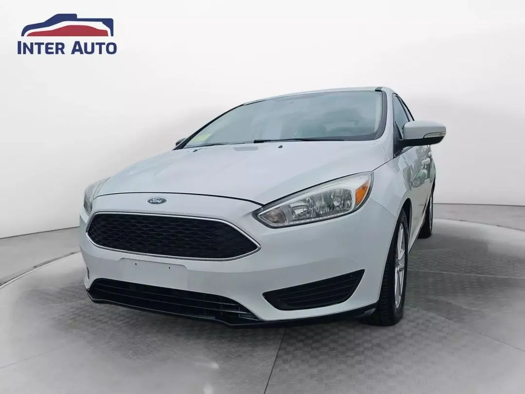 White 2017 Ford Focus SE Hatchback 4D for sale in Worcester, MA
