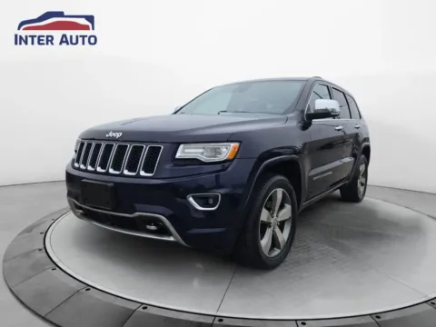 Blue 2014 Jeep Grand Cherokee Overland Sport Utility 4D for sale in Worcester, MA