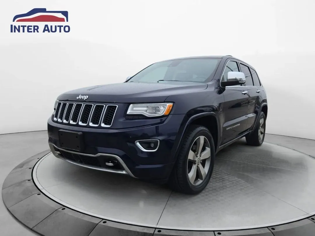 Blue 2014 Jeep Grand Cherokee Overland Sport Utility 4D for sale in Worcester, MA