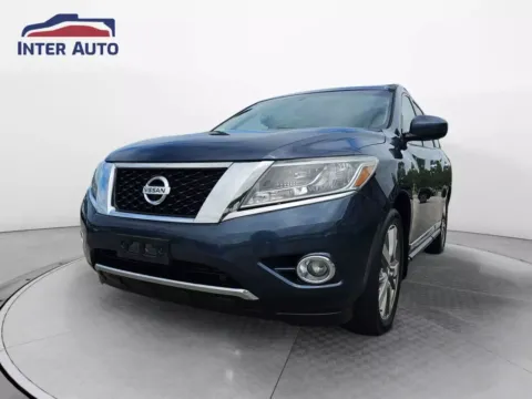 Blue 2014 Nissan Pathfinder Platinum Sport Utility 4D for sale in Worcester, MA
