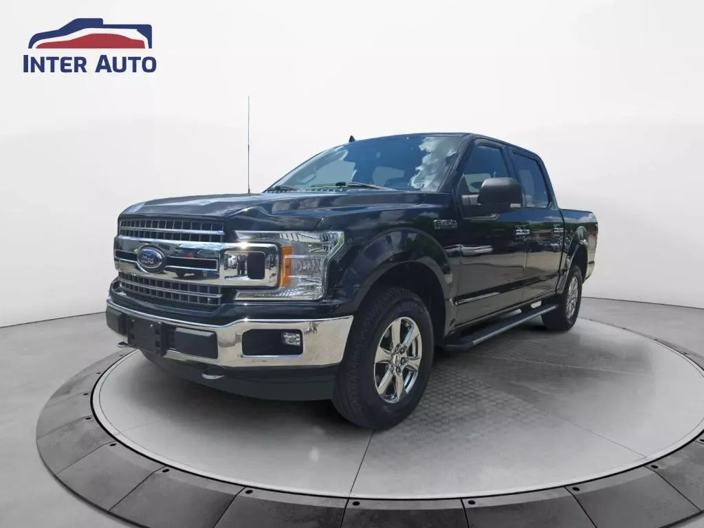 Black 2018 Ford F-150 SuperCrew Cab XLT Pickup 4D 5 1/2 ft for sale in Worcester, MA