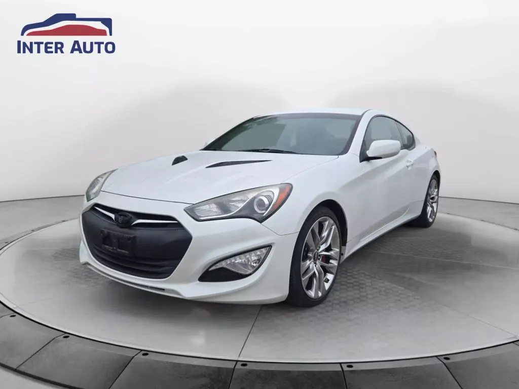 White 2013 Hyundai Genesis Coupe 3.8 R-Spec Coupe 2D for sale in Worcester, MA