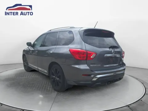 Another view of 2017 Nissan Pathfinder Platinum Sport Utility 4D for sale in Worcester, MA at Interauto