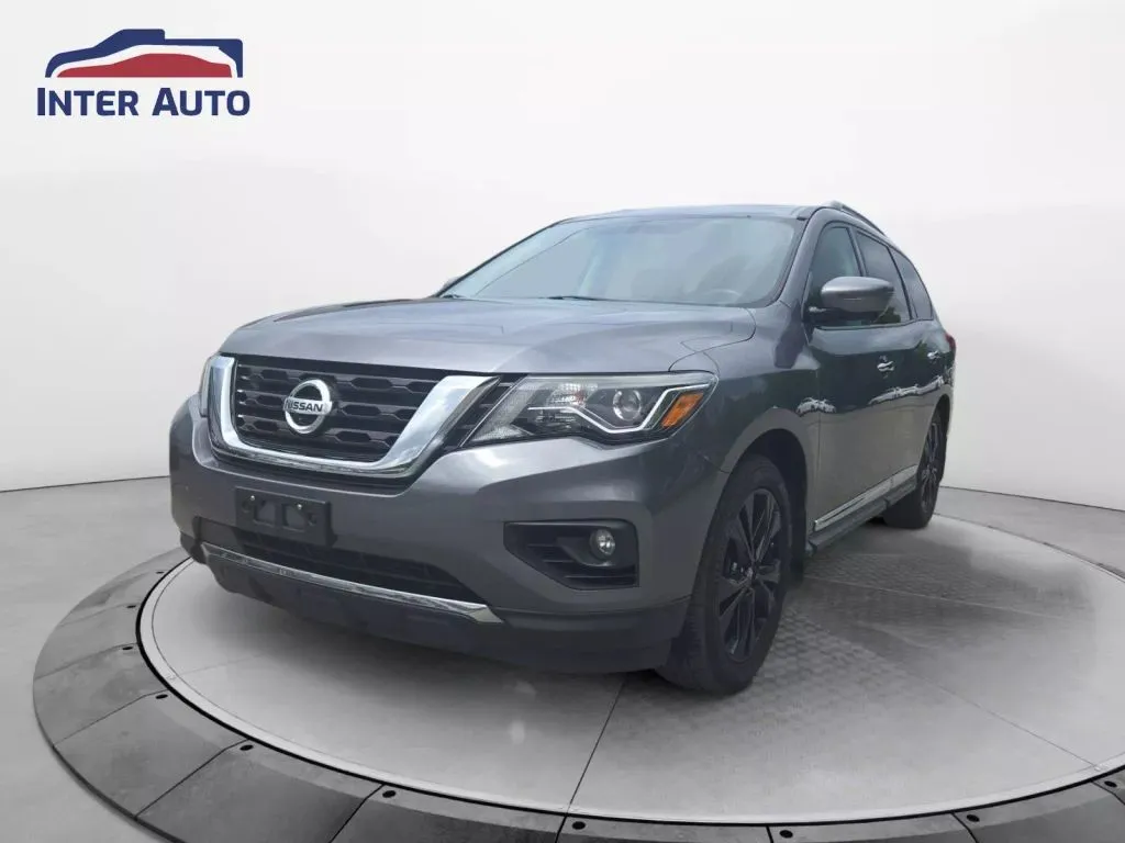 Gray 2017 Nissan Pathfinder Platinum Sport Utility 4D for sale in Worcester, MA