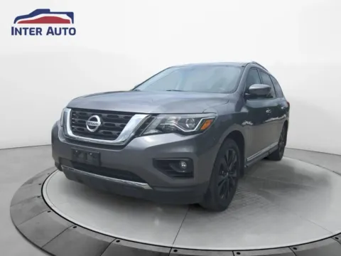 Gray 2017 Nissan Pathfinder Platinum Sport Utility 4D for sale in Worcester, MA