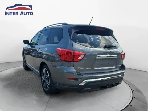 Another view of 2017 Nissan Pathfinder Platinum Sport Utility 4D for sale in Worcester, MA at Interauto