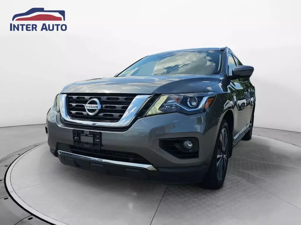 Gray 2017 Nissan Pathfinder Platinum Sport Utility 4D for sale in Worcester, MA