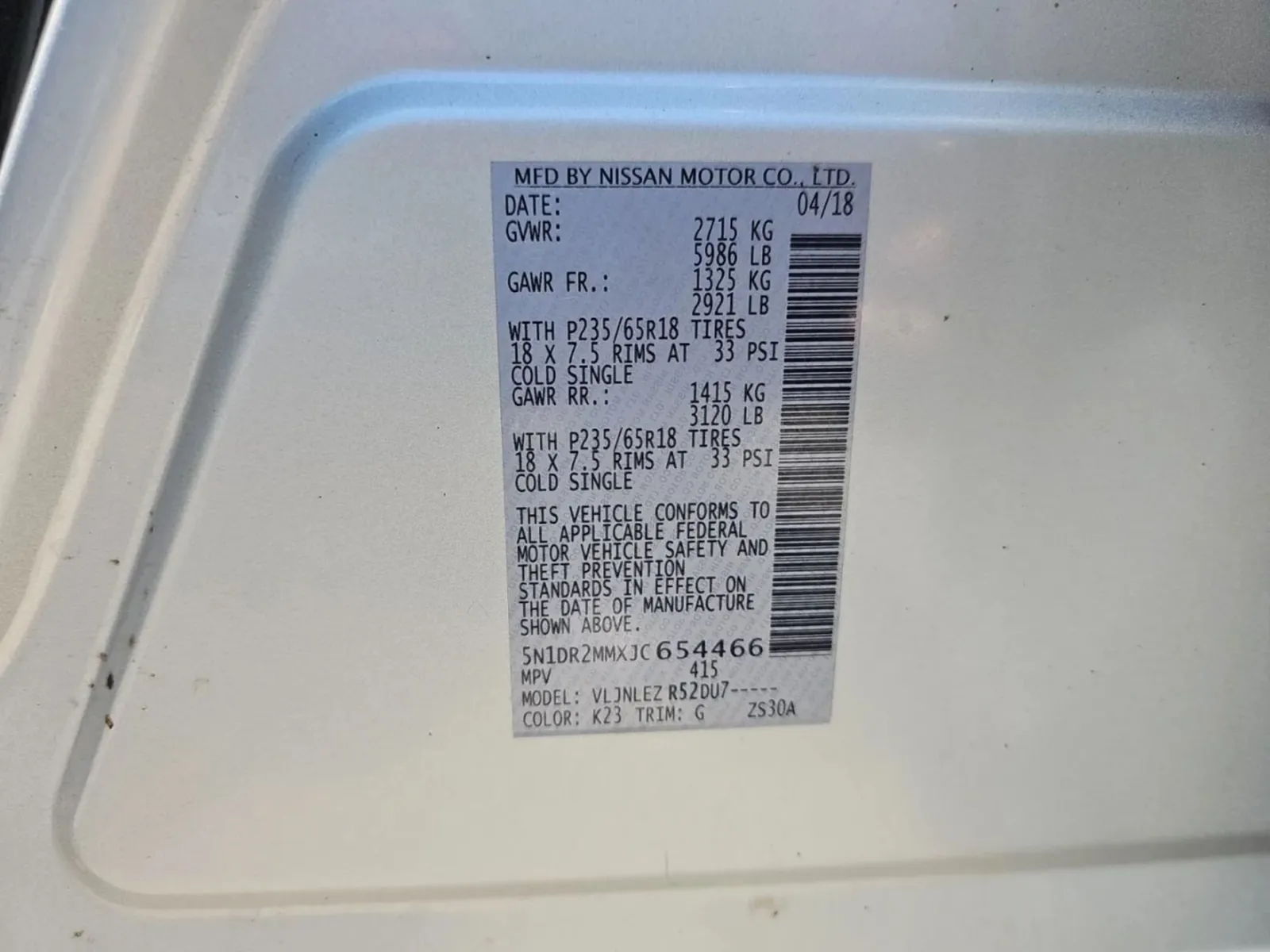 2018 Nissan Pathfinder SV - Photo 19