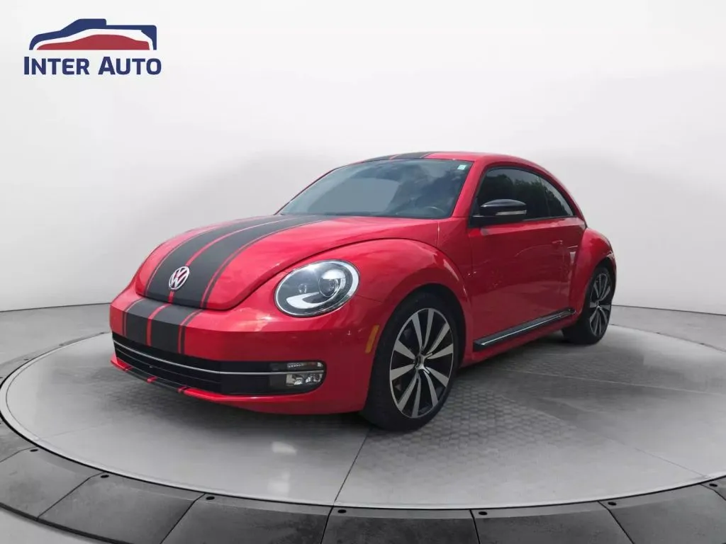 Red 2012 Volkswagen Beetle 2.0T Turbo Hatchback 2D for sale in Worcester, MA