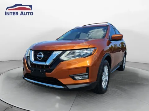 Orange 2017 Nissan Rogue SV Sport Utility 4D for sale in Worcester, MA