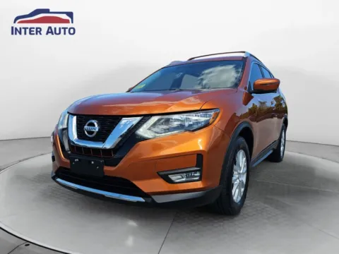 Orange 2017 Nissan Rogue SV Sport Utility 4D for sale in Worcester, MA