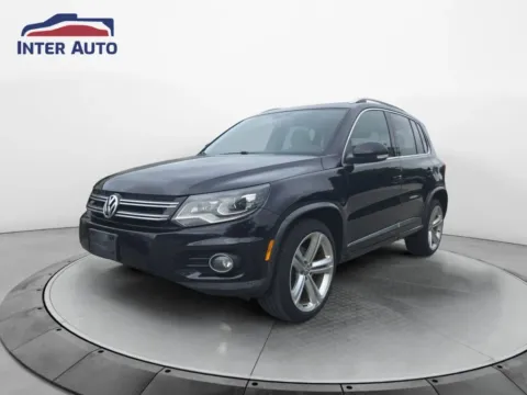 Black 2014 Volkswagen Tiguan 2.0T R-Line 4Motion Sport Utility 4D for sale in Worcester, MA