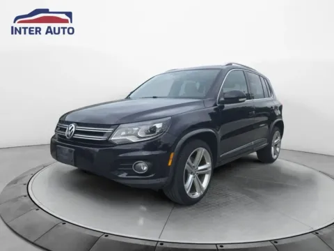 Black 2014 Volkswagen Tiguan 2.0T R-Line 4Motion Sport Utility 4D for sale in Worcester, MA