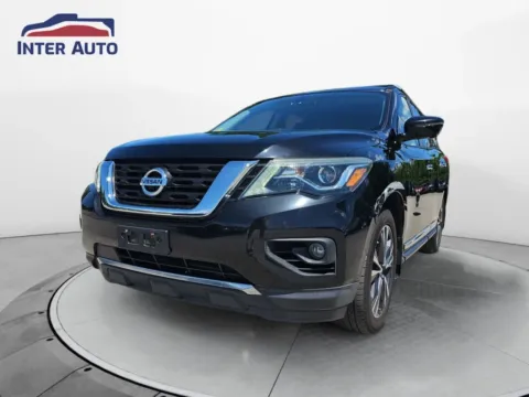 Black 2017 Nissan Pathfinder Platinum Sport Utility 4D for sale in Worcester, MA