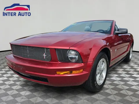 Red 2007 Ford Mustang Premium Convertible 2D for sale in Worcester, MA