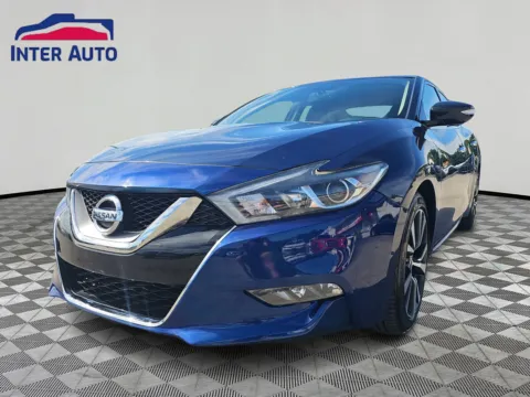 Blue 2017 Nissan Maxima SV Sedan 4D for sale in Worcester, MA