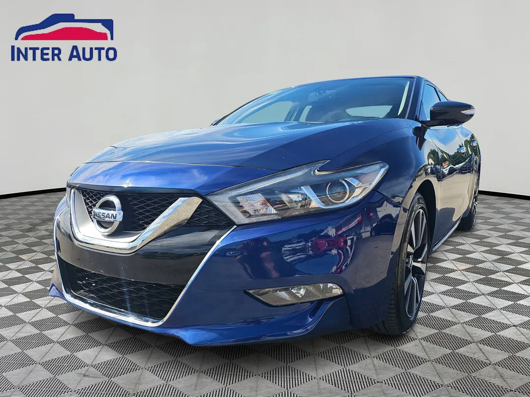Blue 2017 Nissan Maxima SV Sedan 4D for sale in Worcester, MA