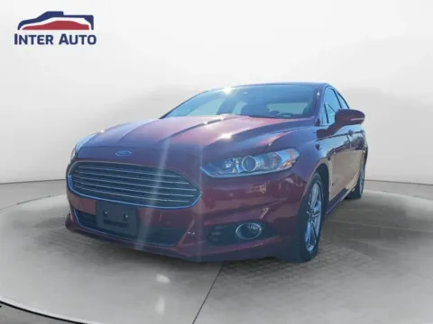 Red 2016 Ford Fusion Titanium Hybrid Sedan 4D for sale in Worcester, MA