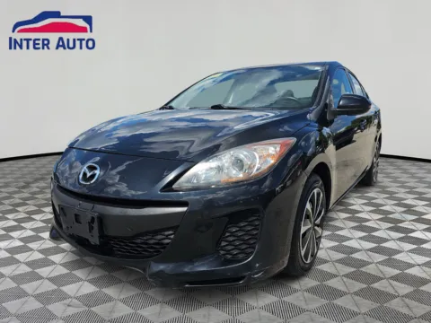 Black 2012 MAZDA MAZDA3 i Sport Sedan 4D for sale in Worcester, MA