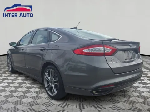 Another view of 2013 Ford Fusion Titanium Sedan 4D for sale in Worcester, MA at Interauto