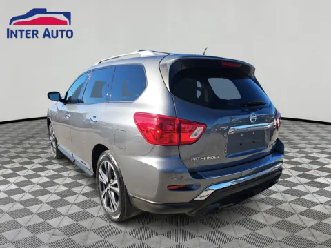 Another view of 2017 Nissan Pathfinder Platinum Sport Utility 4D for sale in Worcester, MA at Interauto