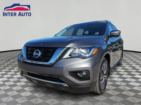 Gray 2017 Nissan Pathfinder Platinum Sport Utility 4D for sale in Worcester, MA