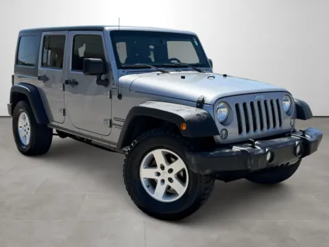 Silver 2016 Jeep Wrangler Unlimited Sport S for sale in Blytheville, AR
