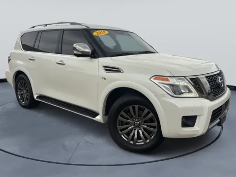 White 2019 Nissan Armada Platinum for sale in Blytheville, AR