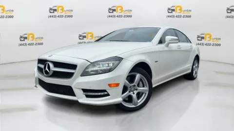 White 2012 Mercedes-Benz CLS-Class CLS 550 4MATIC Coupe 4D for sale in Elkridge, MD