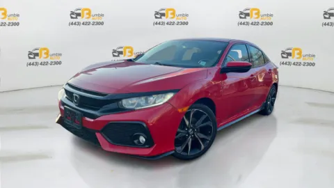 Red 2018 Honda Civic Sport Hatchback 4D for sale in Elkridge, MD