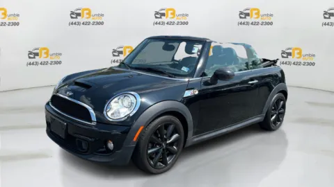 Black 2013 MINI Convertible Cooper S Convertible 2D for sale in Elkridge, MD