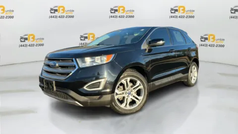 Black 2017 Ford Edge Titanium Sport Utility 4D for sale in Elkridge, MD