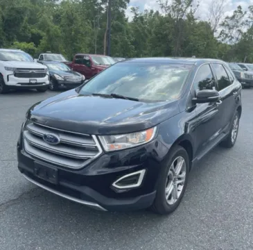 Black 2017 Ford Edge Titanium Sport Utility 4D for sale in Elkridge, MD