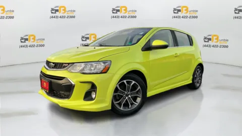 Yellow 2019 Chevrolet Sonic LT Hatchback 4D for sale in Elkridge, MD