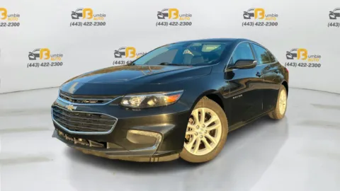 Black 2018 Chevrolet Malibu LT Sedan 4D for sale in Elkridge, MD