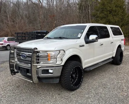 White 2019 Ford F-150 SuperCrew Cab Lariat Pickup 4D 5 1/2 ft for sale in Elkridge, MD