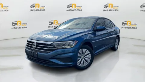 Blue 2019 Volkswagen Jetta 1.4T S Sedan 4D for sale in Elkridge, MD