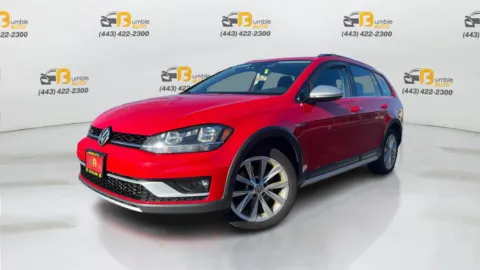 Red 2018 Volkswagen Golf Alltrack TSI SE Wagon 4D for sale in Elkridge, MD