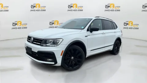 White 2021 Volkswagen Tiguan SE R-Line Black 4MOTION Sport Utility 4D for sale in Elkridge, MD