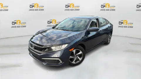 Gray 2019 Honda Civic LX Sedan 4D for sale in Elkridge, MD