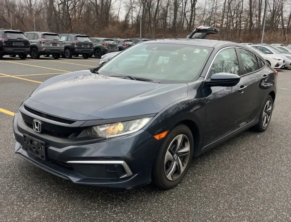 Gray 2019 Honda Civic LX Sedan 4D for sale in Elkridge, MD
