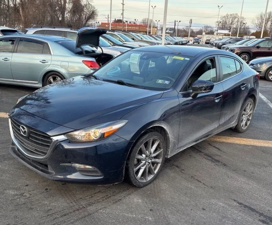 Blue 2018 MAZDA MAZDA3 Touring Sedan 4D for sale in Elkridge, MD