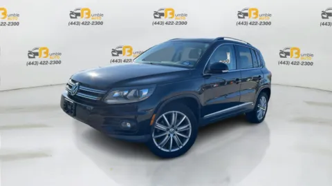 Black 2016 Volkswagen Tiguan 2.0T SE Sport Utility 4D for sale in Elkridge, MD