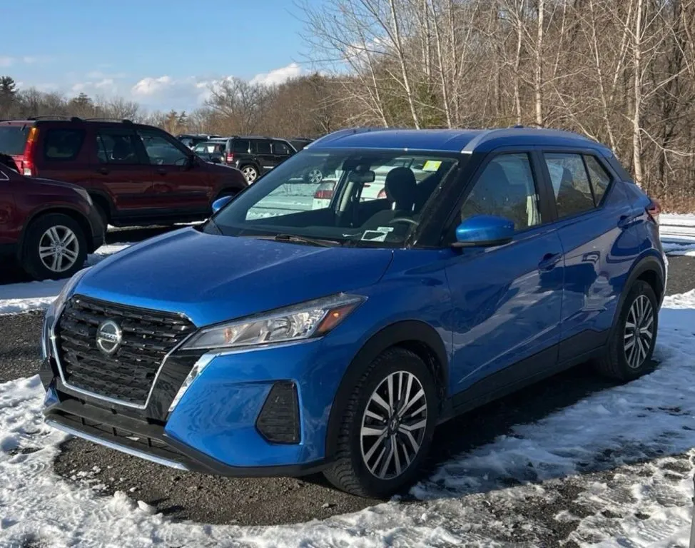 Blue 2021 Nissan Kicks SV Sport Utility 4D for sale in Elkridge, MD