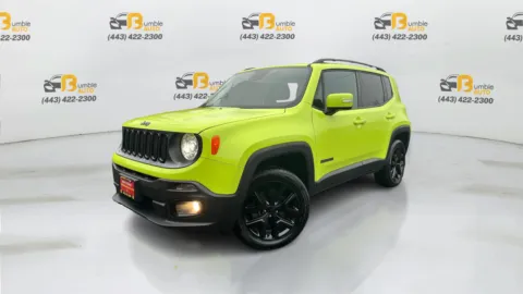 Yellow 2017 Jeep Renegade Altitude Sport Utility 4D for sale in Elkridge, MD