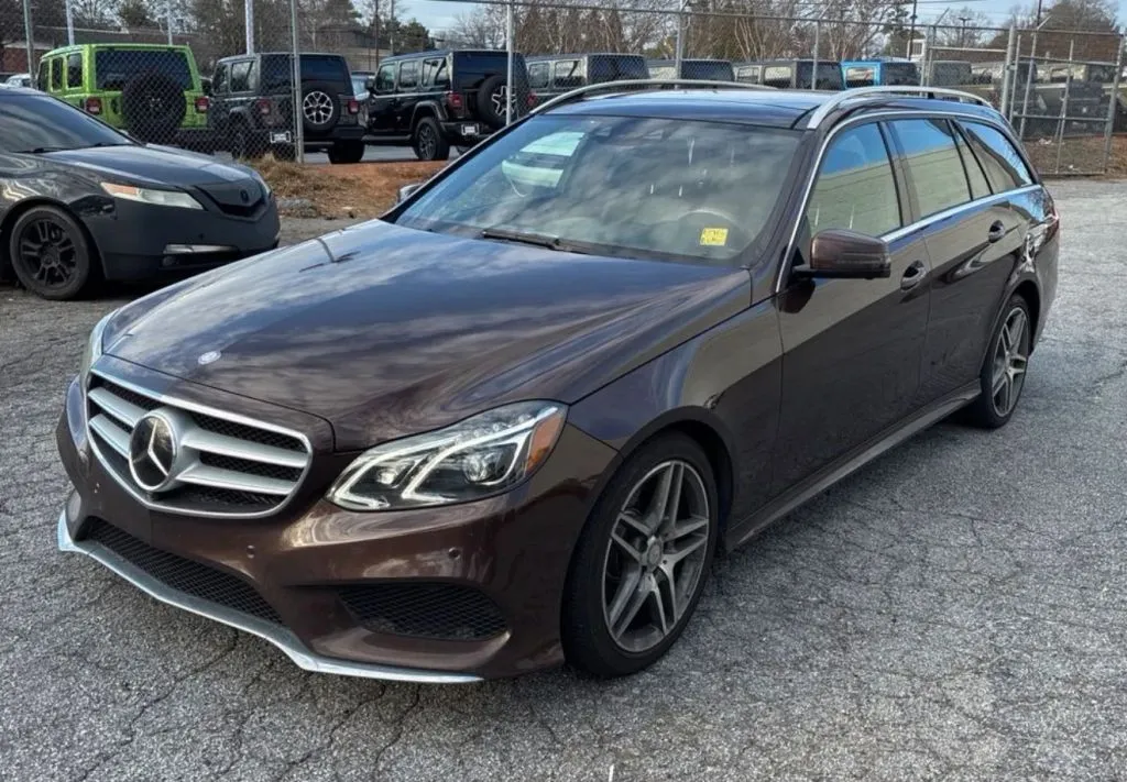 Brown 2014 Mercedes-Benz E-Class E 350 4MATIC Wagon 4D for sale in Elkridge, MD
