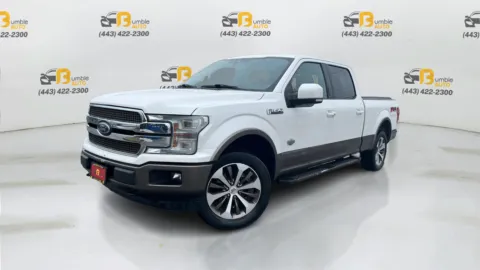 White 2018 Ford F-150 SuperCrew Cab King Ranch Pickup 4D 6 1/2 ft for sale in Elkridge, MD