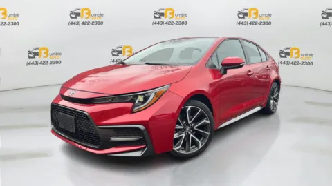 Red 2020 Toyota Corolla SE Nightshade Edition Sedan 4D for sale in Elkridge, MD