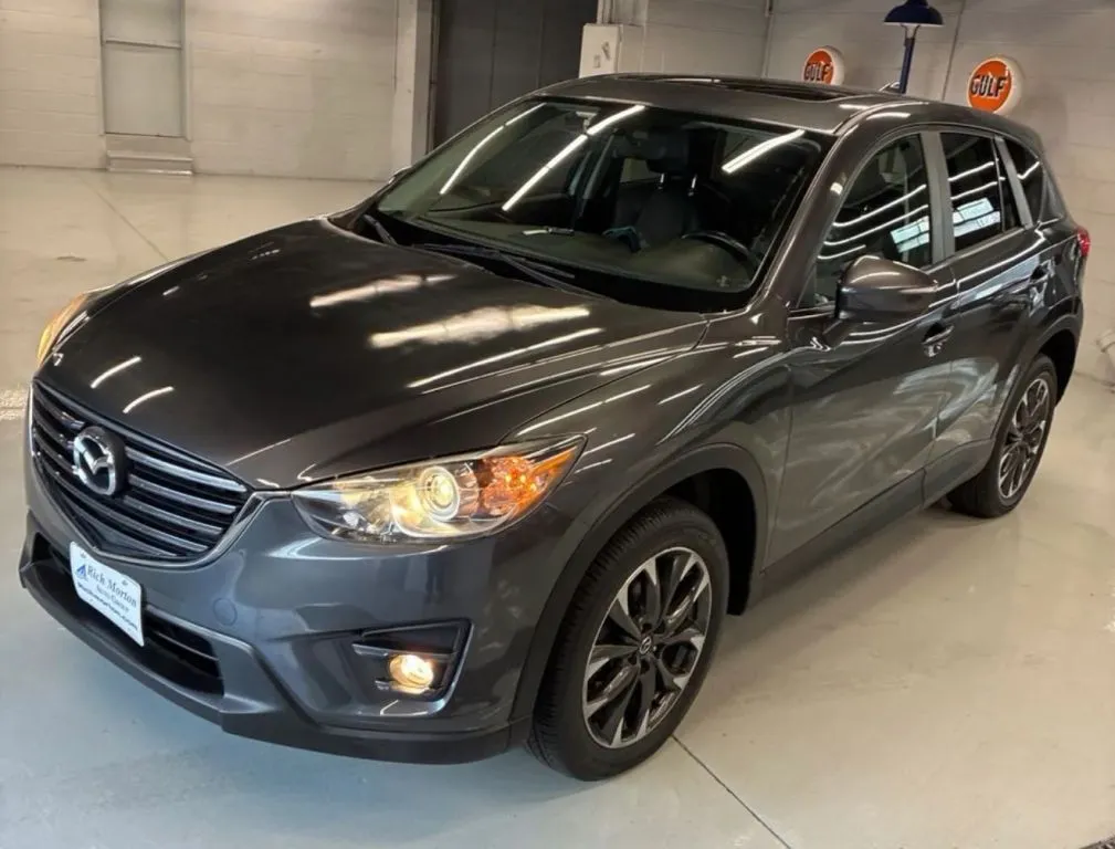 Gray 2016 MAZDA CX-5 Grand Touring Sport Utility 4D for sale in Elkridge, MD